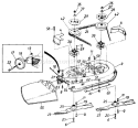Page H Diagram and Parts List for 135N604F401 1995 Yard Man Lawn Tractor